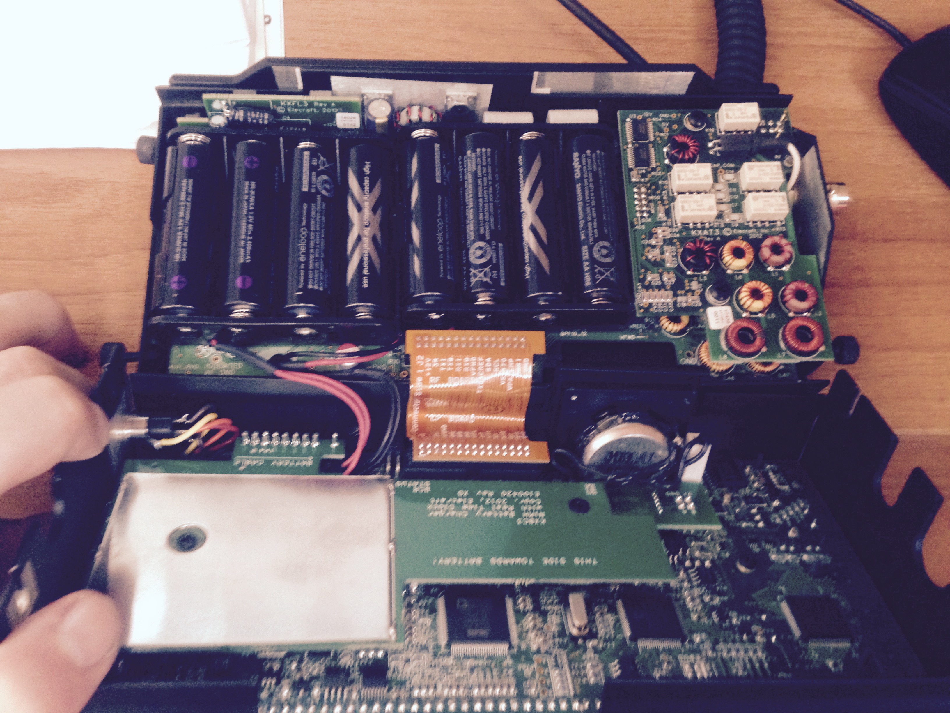 Elecraft KX3 (Vista interna) Elecraft KX3 (Vista interna)